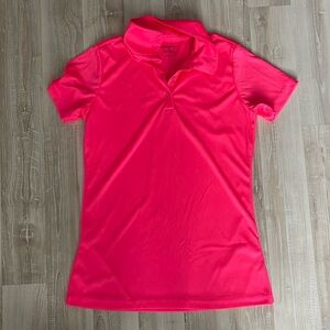 Women’s polo bright pink